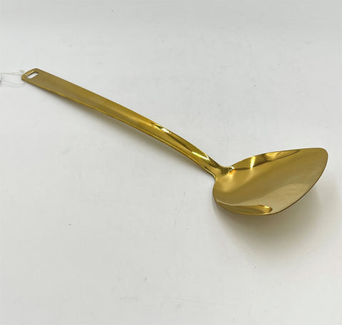 14"x3.75" S/S SPATULA-LONG HANDLE-GOLD