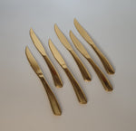 6 PC KNIFE GOLD