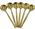 6 PC MINI SPOON-GOLD