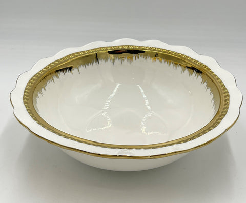 12"x5" BOWL W/GOLD DESIGN-ROUND - 18/CS