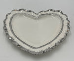 10"x11.5" PLATE W/SILVER DESIGN-HEART - 24/CS