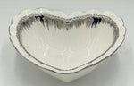 7.5"x9"x3.5" BOWL W/SILVER DESIGN-HEART - 36/CS