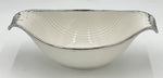 11.5"x6.25"x4.25" BOWL W/SILVER DESIGN - 48/CS