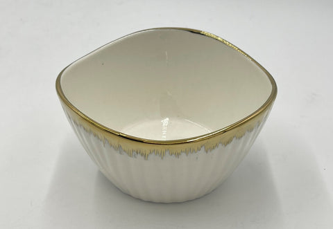 5.5"x3" BOWL W/GOLD DESIGN-ROUND - 48/CS