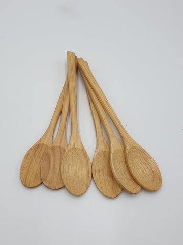 6PC WOODEN BAMBOO SPOON - 1800/CS