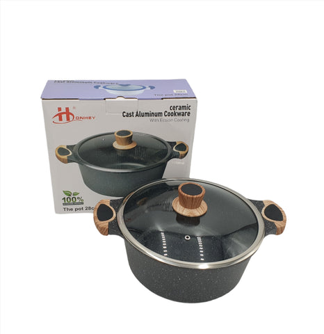 28CM CST ALUMINUM POT - 8/CS