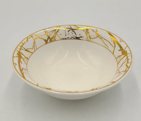 6" BOWL W/GOLD DESIGN - 64/CS