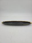 20"x3.75" PLATTER GOLD/BLACK-OVAL - 16/CS