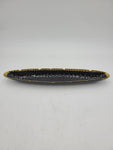 16"x3" PLATTER GOLD/BLACK-OVAL - 24/CS