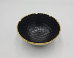 5.5"x3"  BOWL -GOLD/BLACK-ROUND - 72/CS