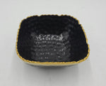 5"x2.5" BOWL -GOLD/BLACK- SQUARE - 72/CS