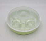 9"x2.5" - 3 PC PLASTIC COLANDER-SMALL-ROUND