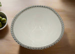 6" BOWL W/SILVER DOTS-ROUND - 48/CS