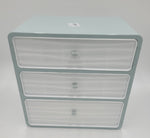 3 DRAWER PLASTIC ORGANIZER