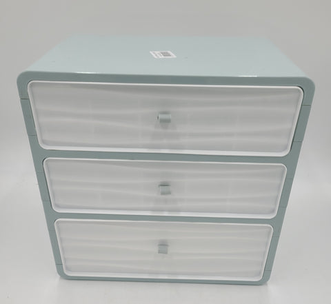 3 DRAWER PLASTIC ORGANIZER