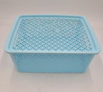 14"x11.5x5.25" DEEP PLASTIC STORAGE BASKET