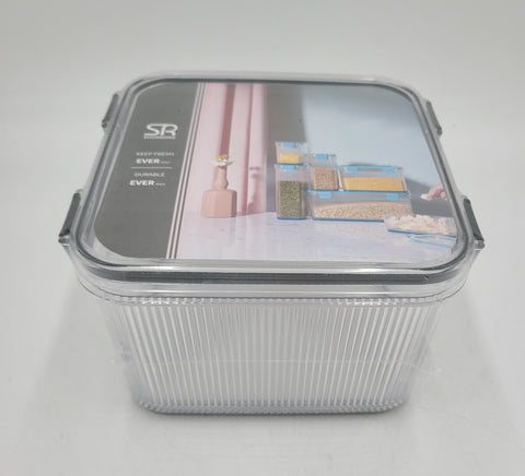 7"x4.75" PLASTIC CONTAINER W/LID