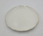 8" ROUND PLATTER W/GOLD RIM - 48/CS