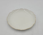 6" CAKE PLATE W/GOLD RIM- ROUND - 72/CS