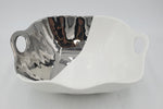 10"x11.5"x5.5" BOWL- SILVER DESIGN-SQUARE-XL - 16/CS