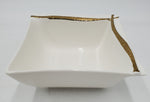 5.5"x3" BOWL-GOLD DESIGN-SQUARE - 60/CS