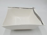 5.5"x3" BOWL-SILVER DESIGN-SQUARE - 60/CS