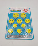 10 PC STICKY HOOKS