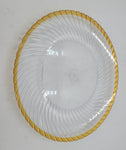 13.75" PLATE W/GOLD-ROUND