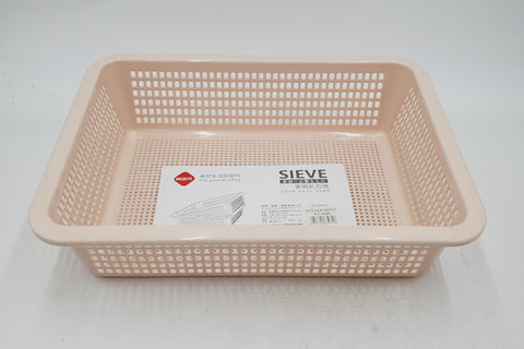 14.5"x11"x3.5" PLASTIC BASKET-RECTANGLE