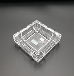 5.5" GLASS SQUARE ASHTRAY - 18/CS